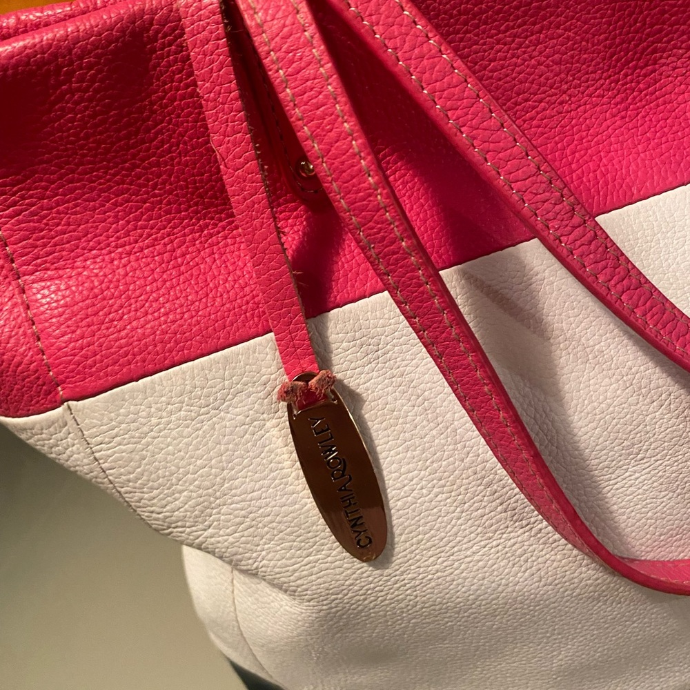 Cynthia Rowley leather shopper/tote - Picture 3 of 15